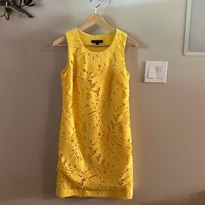 Yellow summer time BR dress, size 6